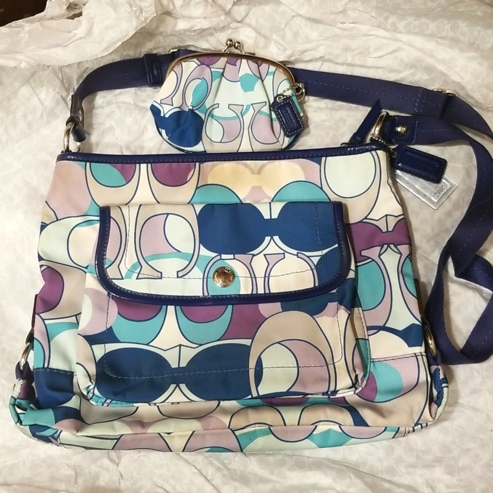 COACH Optic Scarf Crossbody